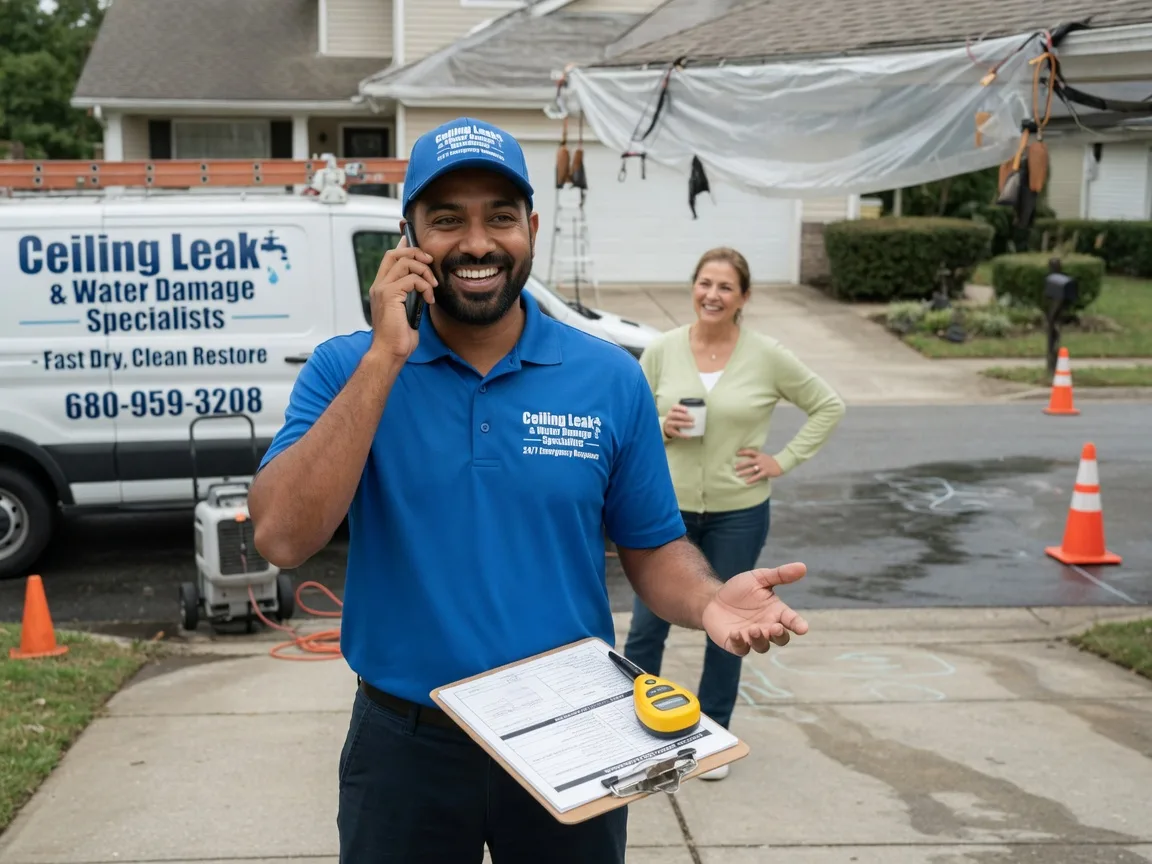Ceiling Leak Cleanup Belmont, NY FAQs